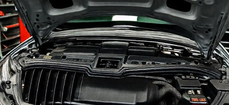 Фото по теме: Несовпадение зазоров капота после замены телевизора на Skoda Octavia