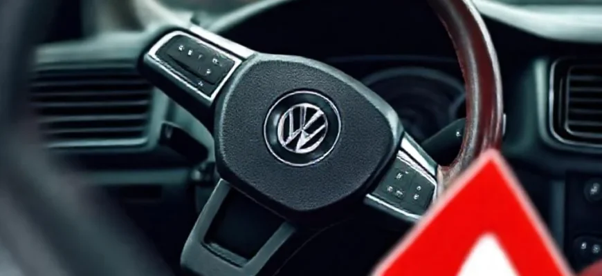 Фото по теме: Ошибка красного руля (Red Steering Wheel) VW Tiguan 5N: отказ мотора электрорейки APA