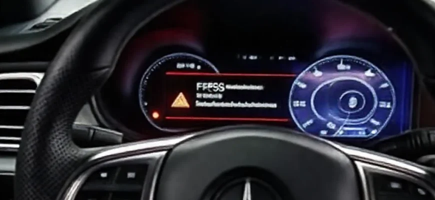 Фото по теме: Блокировка запуска двигателя Mercedes W212 (FBS3): ошибка связи с замком EZS