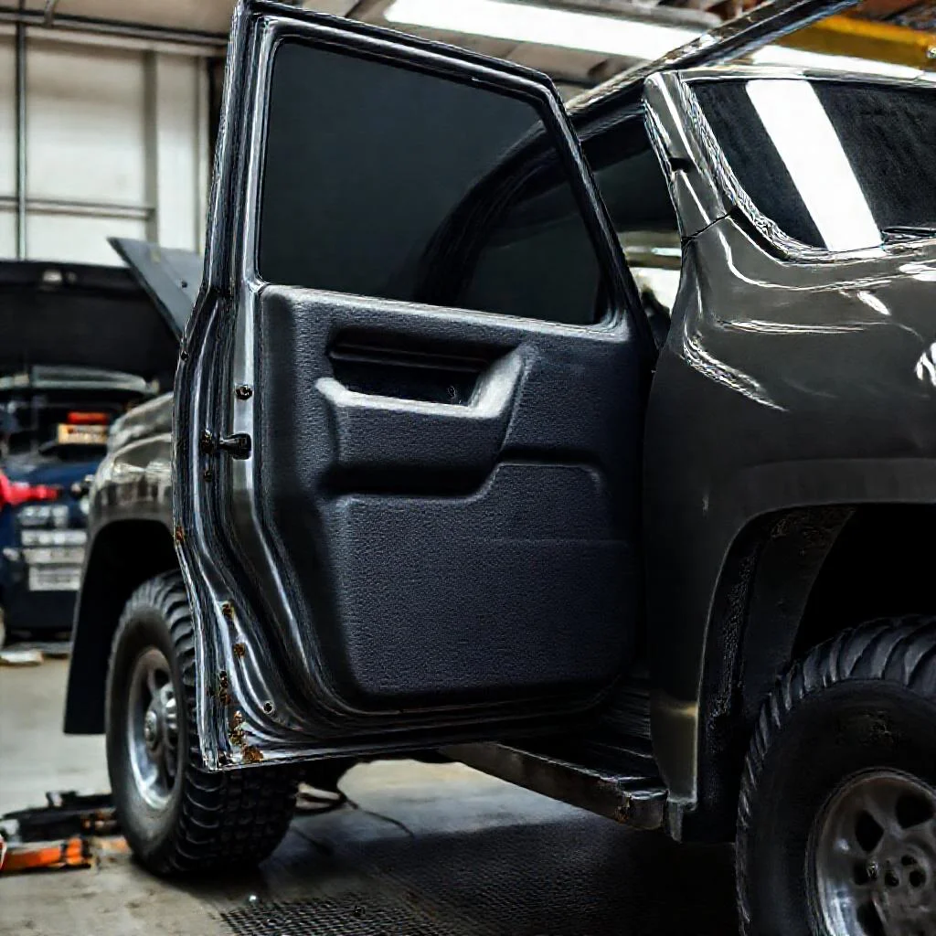 Детальное фото: Провисание тяжелой двери после замены петель на Toyota Land Cruiser