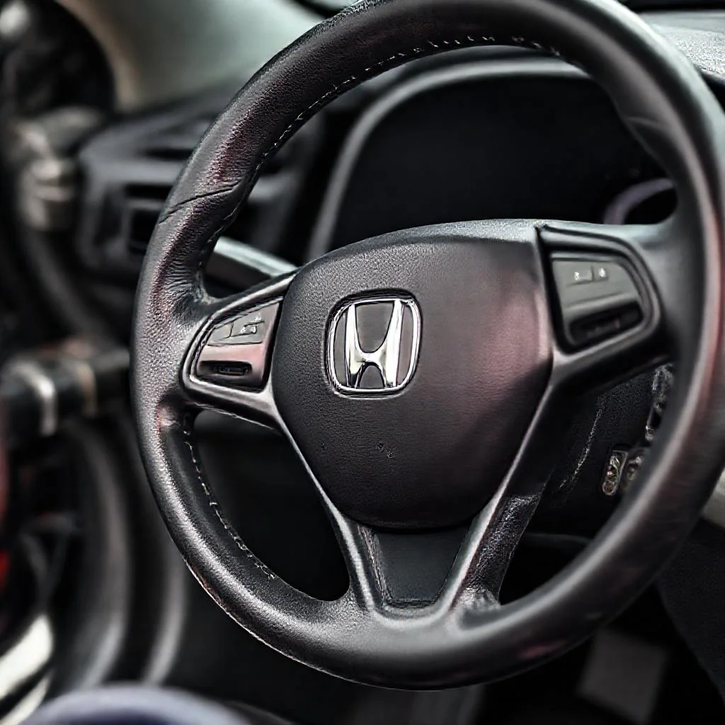 Детальное фото: Тугой руль на холодную Honda CR-V: износ лопаток насоса ГУР