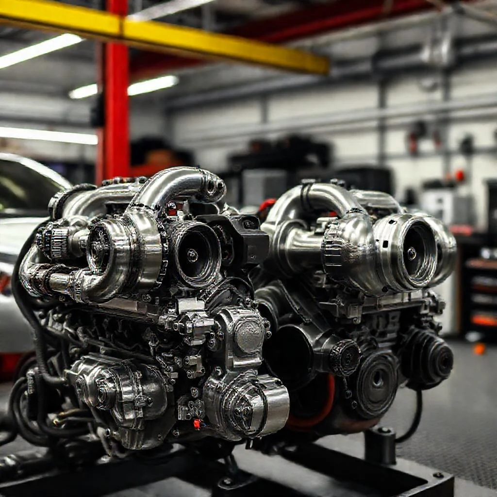 Детальное фото: Битурбо (Bi-Turbo) против Твин-Турбо (Twin-Turbo): параллельная и последовательная схемы