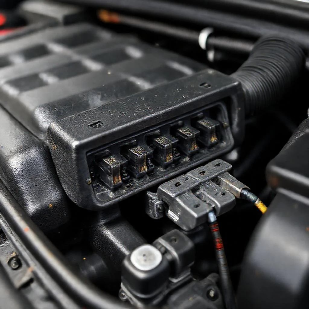 Детальное фото: Оплавление контактов H7 на Kia Ceed: плохой обжим клемм