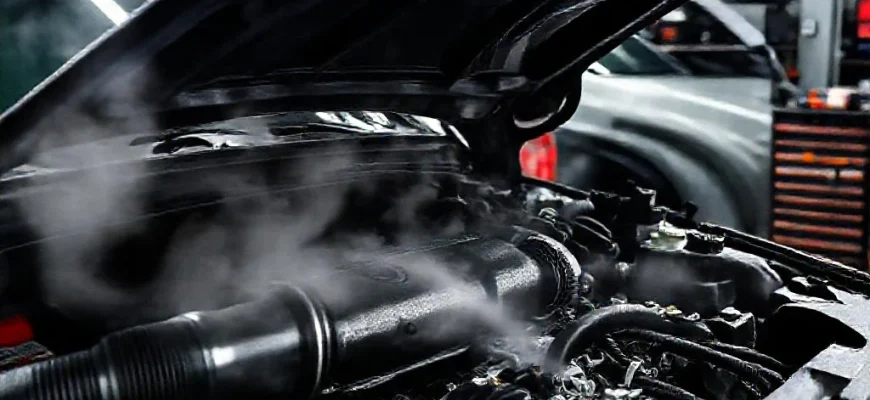 Фото по теме: Код P0171 (бедная смесь) на Toyota 1NR-FE: поиск подсоса воздуха дымогенератором