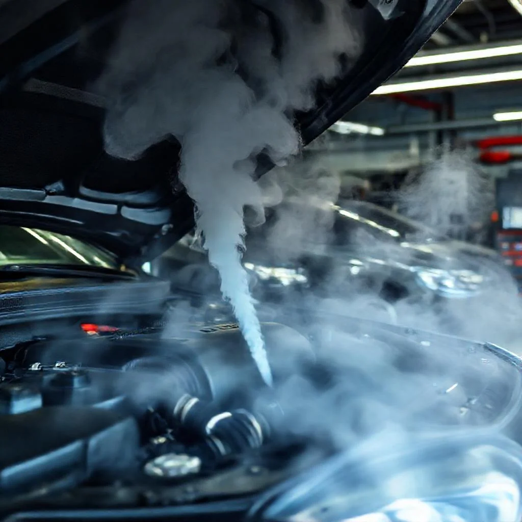 Детальное фото: Код P0171 (бедная смесь) на Toyota 1NR-FE: поиск подсоса воздуха дымогенератором