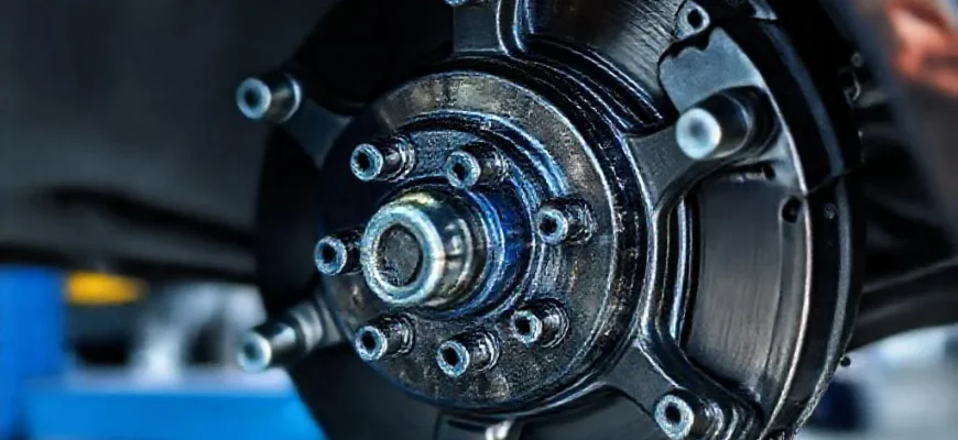 Фото по теме: Химия очистки ступицы: почему использование смазки "WD-40" на шпильках вредит тормозам