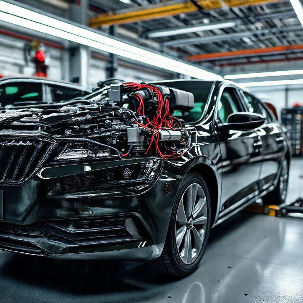 Детальное фото: Ошибка адаптивной подвески DCC на Skoda Superb: обрыв цепи клапана жесткости